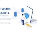 Network Security Isometric PowerPoint Template & Google Slides Theme