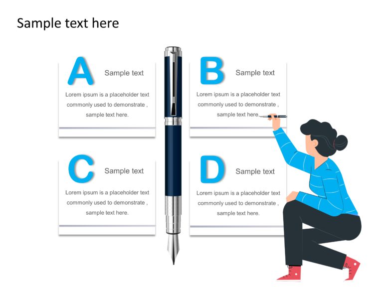 Pen PowerPoint Template & Google Slides Theme