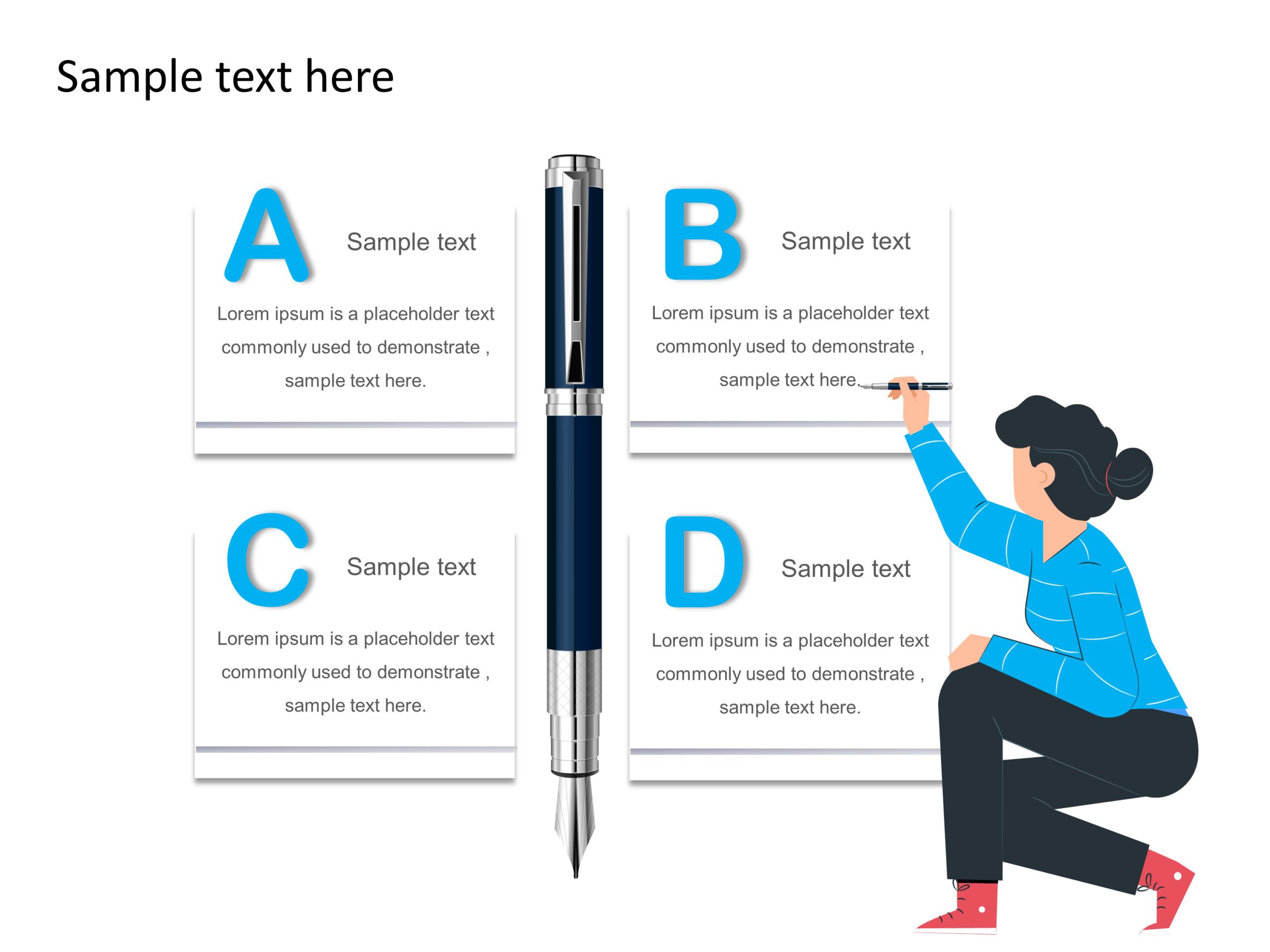 Powerpoint Animation Pen Pen PowerPoint Template