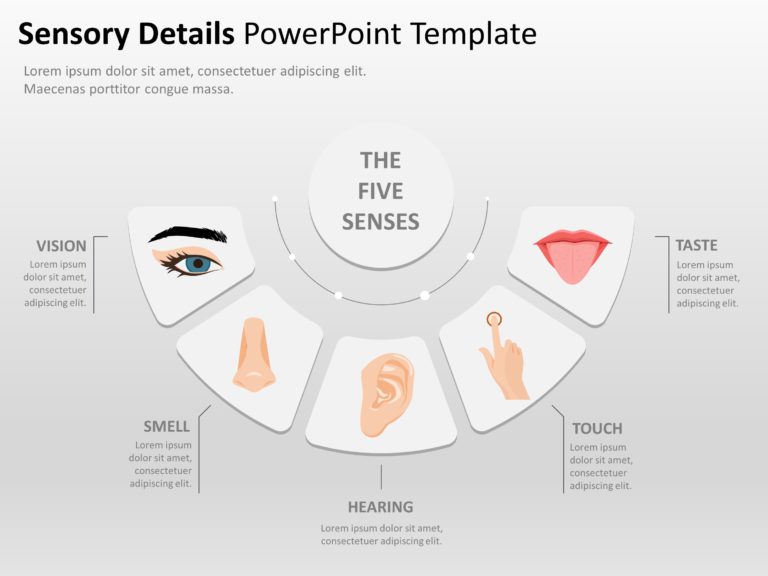 Sensory PowerPoint Template & Google Slides Theme