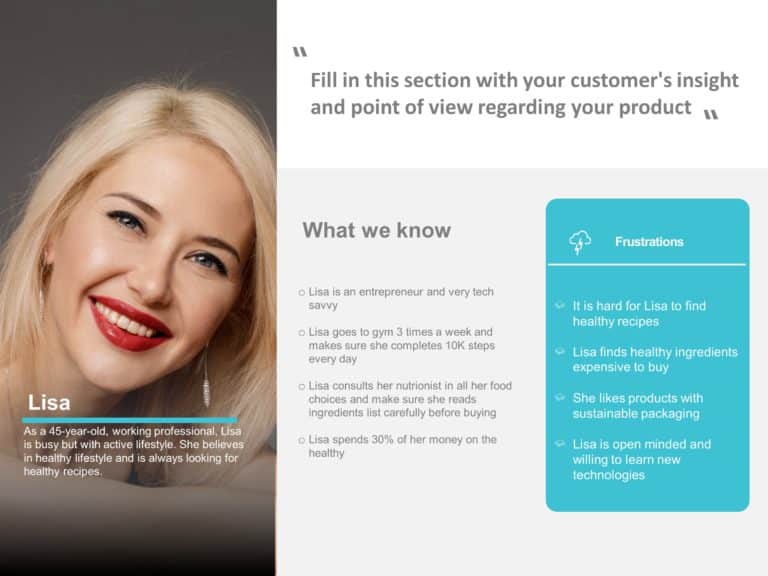 Target Customer Profile PowerPoint Template & Google Slides Theme