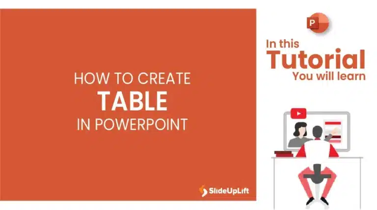 How to make a table in PowerPoint?