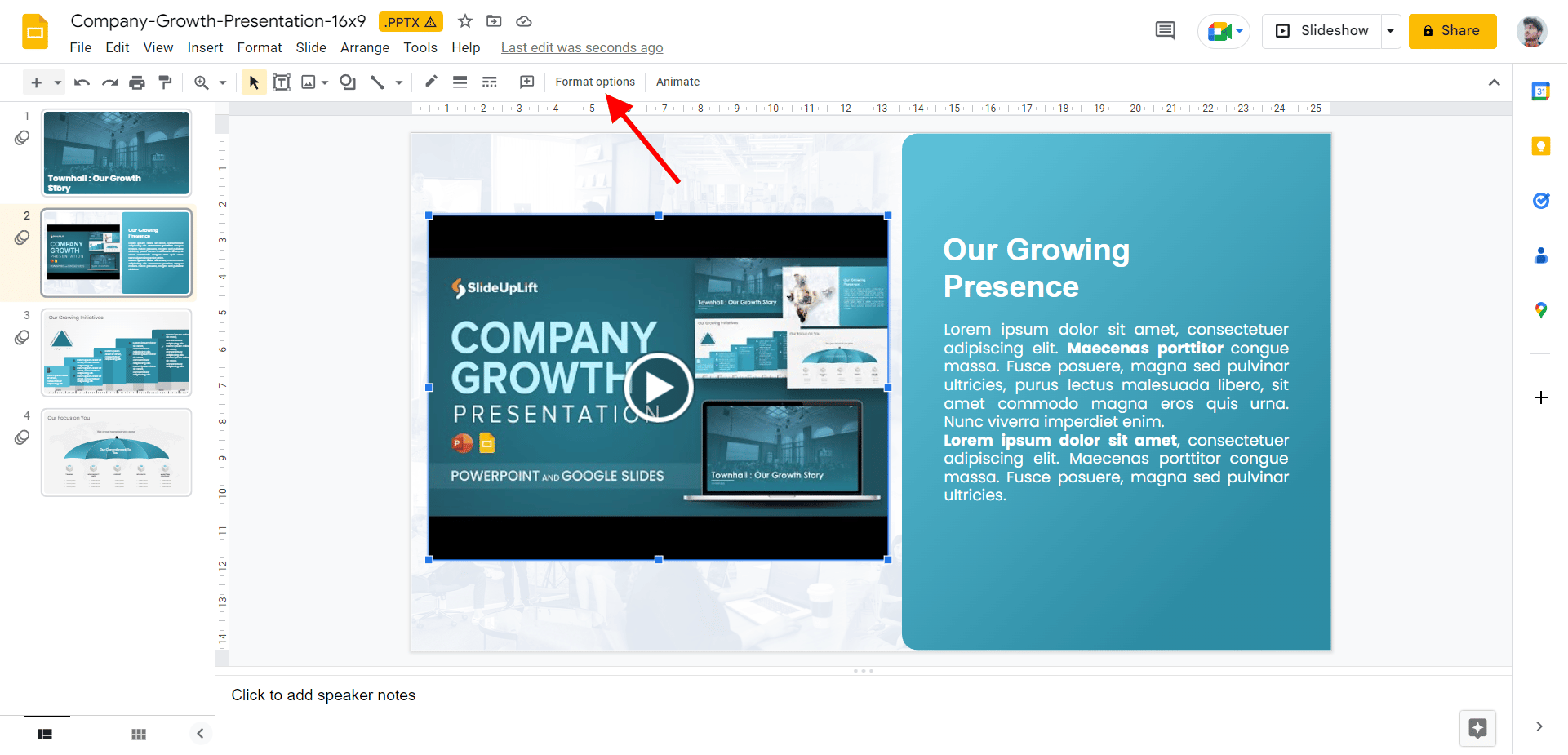 How To Make A Video Presentation On Google Slides