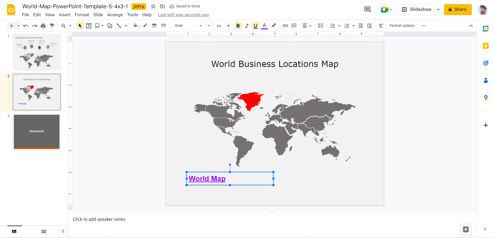 How To Add And Edit Maps In Google Slides Google Slides Tutorial   9 5 