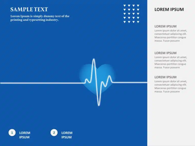 Animated Heart PowerPoint Template & Google Slides Theme