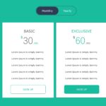Green Pricing PowerPoint Template & Google Slides Theme