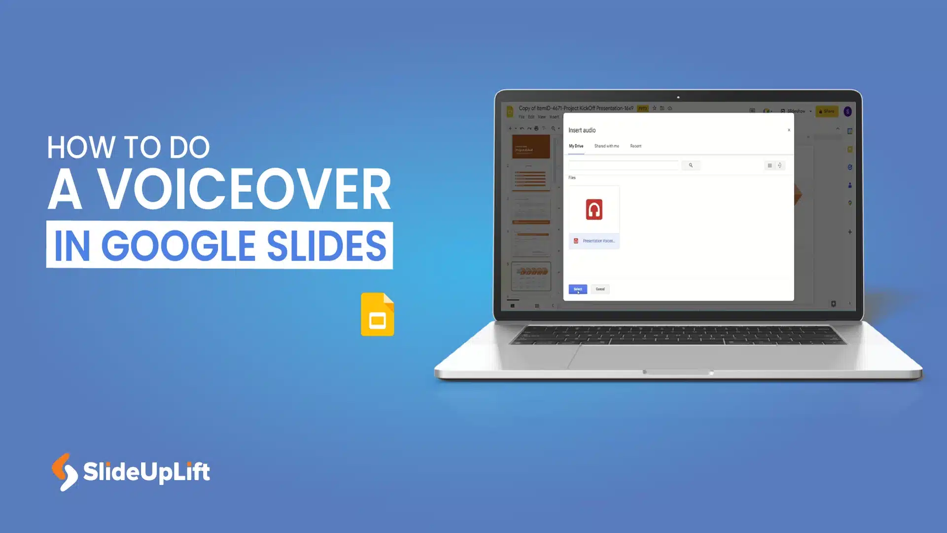 how to make a recorded presentation on google slides