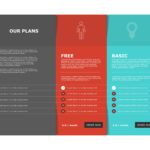 Infographic Pricing PowerPoint Table & Google Slides Theme