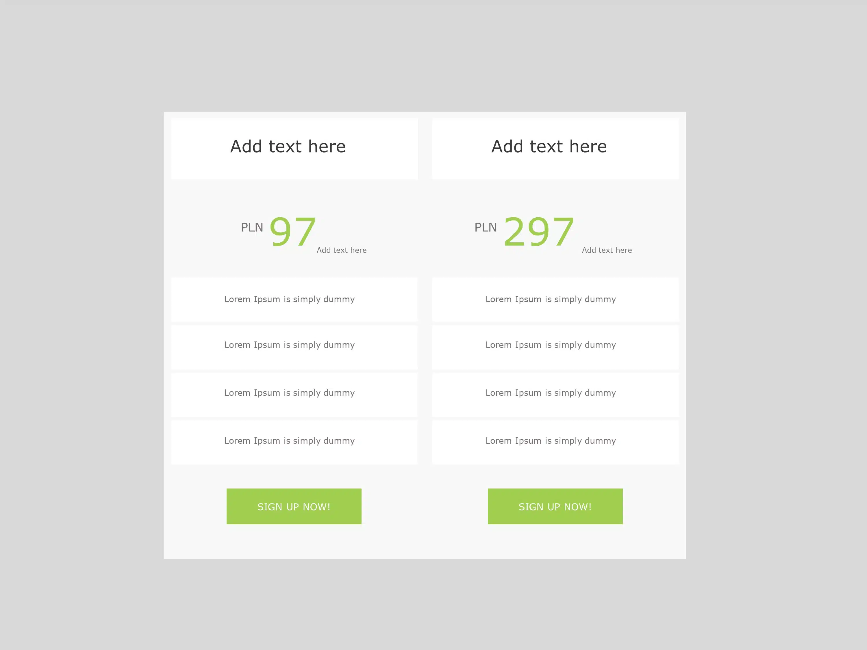 Plan Pricing PowerPoint Template & Google Slides Theme