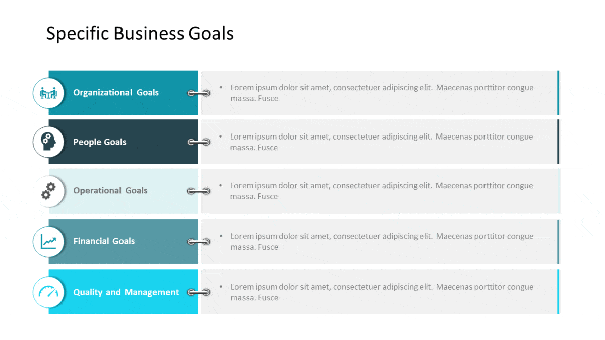 Business Goals PowerPoint Templates