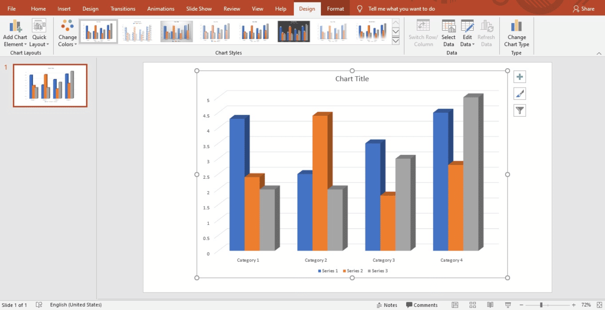 how to make a powerpoint presentation graph