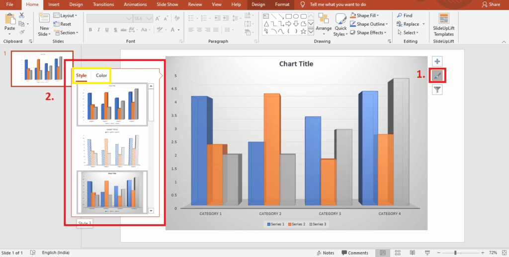 How To Make A Graph In PowerPoint? | #powerpointdesigners - purshoLOGY