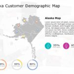 Alaska Map 6 PowerPoint Template & Google Slides Theme