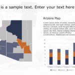 Arizona Map 1 PowerPoint Template & Google Slides Theme