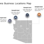 Arizona Map 2 PowerPoint Template & Google Slides Theme