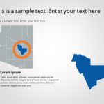 Arizona Map 3 PowerPoint Template & Google Slides Theme