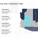 Arizona Map 4 PowerPoint Template & Google Slides Theme