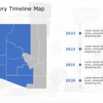 Arizona Map 5 PowerPoint Template & Google Slides Theme