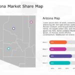 Arizona Map 7 PowerPoint Template & Google Slides Theme