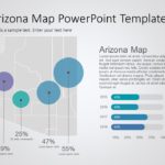 Arizona Map 8 PowerPoint Template & Google Slides Theme