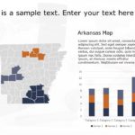 Arkansas Map 1 PowerPoint Template & Google Slides Theme
