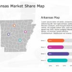 Arkansas Map 7 PowerPoint Template & Google Slides Theme
