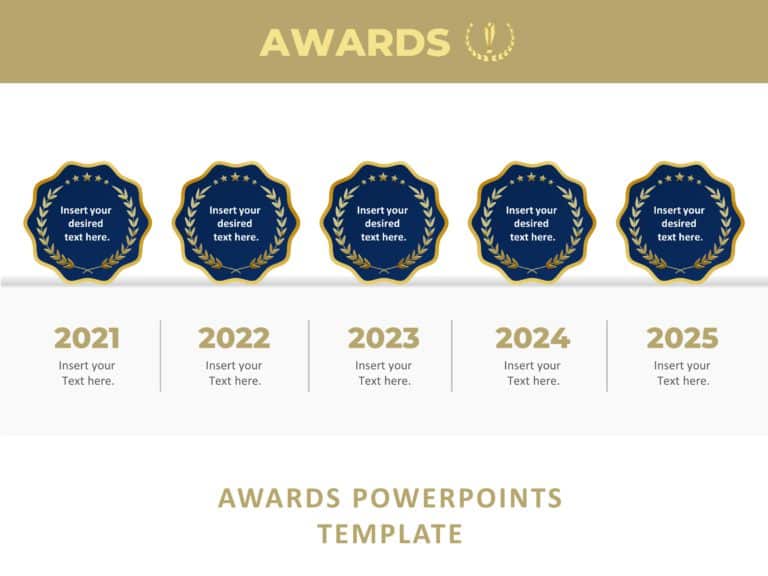 Awards & Recognition PowerPoint Template