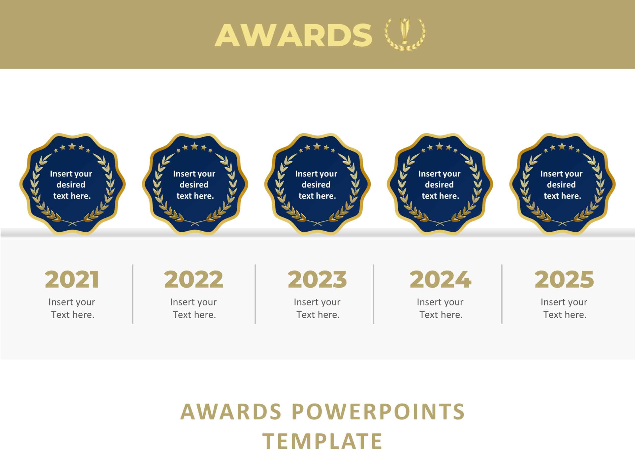 Awards & Recognition PowerPoint Template & Google Slides Theme