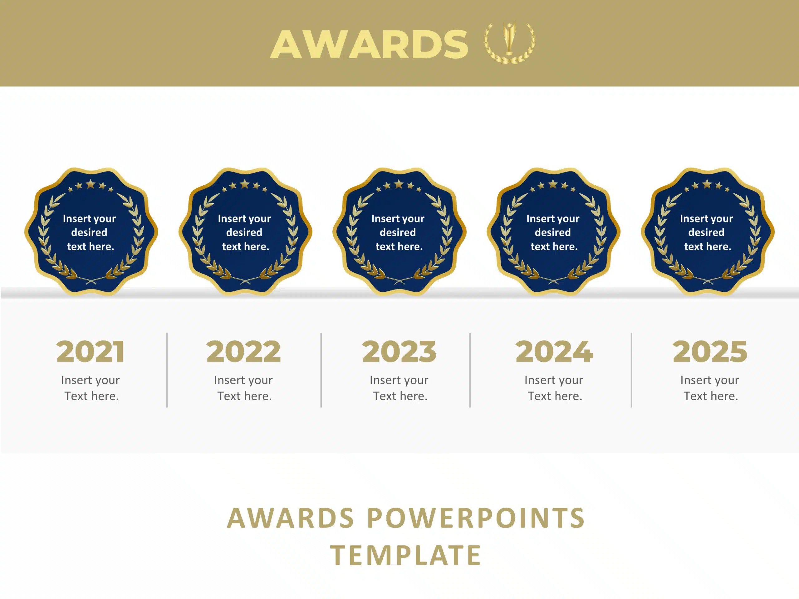 Awards & Recognition PowerPoint Template & Google Slides Theme