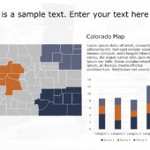 Colorado Map 7 PowerPoint Template
