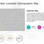 Colorado Map 6 PowerPoint Template & Google Slides Theme