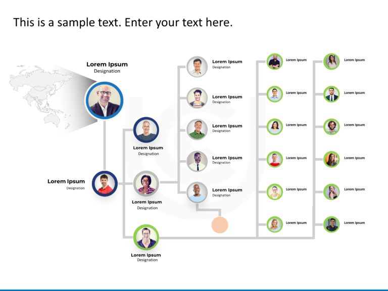 Company Org Chart PowerPoint Template & Google Slides Theme