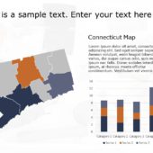 Connecticut Map 6 PowerPoint Template