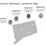 Connecticut Map 2 PowerPoint Template & Google Slides Theme