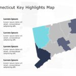 Connecticut Map 4 PowerPoint Template & Google Slides Theme