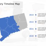 Connecticut Map 5 PowerPoint Template & Google Slides Theme