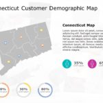 Connecticut Map 6 PowerPoint Template & Google Slides Theme