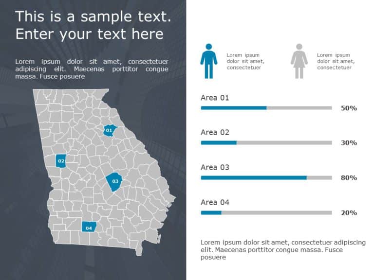 Georgia Demographic Profile 9 PowerPoint Template & Google Slides Theme