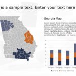 Georgia Map 1 PowerPoint Template & Google Slides Theme