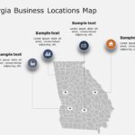 Georgia Map 2 PowerPoint Template & Google Slides Theme