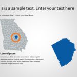 Georgia Map 3 PowerPoint Template & Google Slides Theme