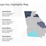 Georgia Map 4 PowerPoint Template & Google Slides Theme