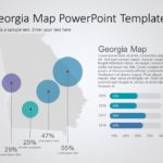 Georgia Map 8 PowerPoint Template & Google Slides Theme