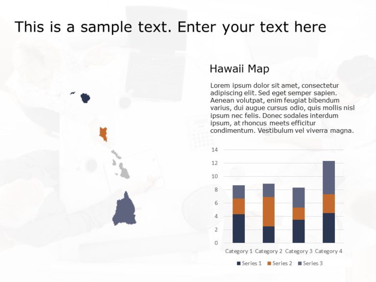 Hawaii Map 1 PowerPoint Template & Google Slides Theme