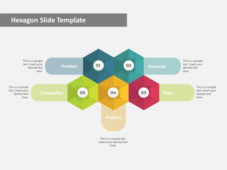 Hexagon Highlights PowerPoint Template & Google Slides Theme