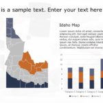 Idaho Map 1 PowerPoint Template & Google Slides Theme