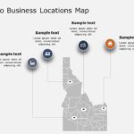 Idaho Map 2 PowerPoint Template & Google Slides Theme