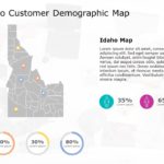 Idaho Map 6 PowerPoint Template & Google Slides Theme