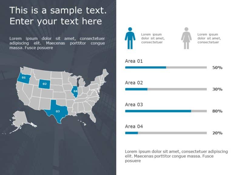 Illinois Demographic Profile 9 PowerPoint Template & Google Slides Theme