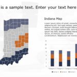 Indiana Map 1 PowerPoint Template & Google Slides Theme